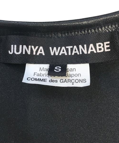 JUNYA WATANABE COMME des GARCONS（ジュンヤワタナベ コムデギャルソン）JUNYA WATANABE COMME des GARCONS ((ジュンヤワタナベ コムデギャルソン) 平面ノースリーブカットソー ブラック サイズ:Sの古着・服飾アイテム