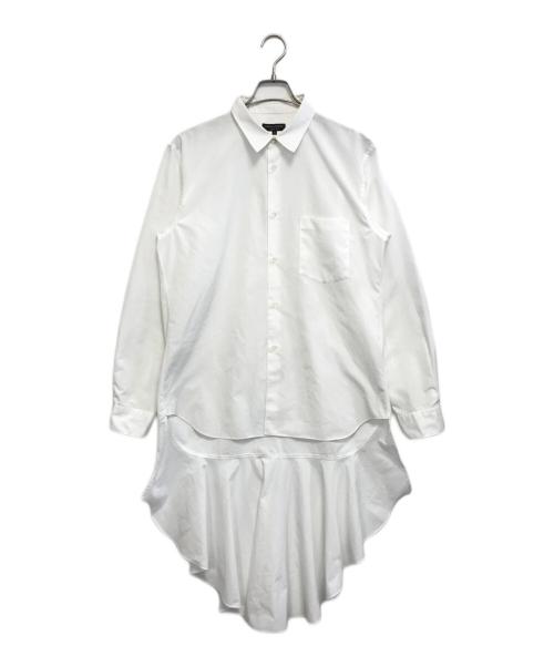 COMME des GARCONS HOMME PLUS（コムデギャルソンオムプリュス）COMME des GARCONS HOMME PLUS (コムデギャルソンオムプリュス) ロングシャツ ブラック サイズ:Mの古着・服飾アイテム