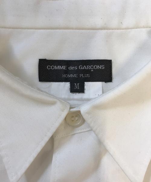 COMME des GARCONS HOMME PLUS（コムデギャルソンオムプリュス）COMME des GARCONS HOMME PLUS (コムデギャルソンオムプリュス) ロングシャツ ブラック サイズ:Mの古着・服飾アイテム