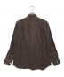 COMME des GARCONS SHIRT (コムデギャルソンシャツ) ステッチデザインリネンシャツ ブラウン サイズ:M：20000円