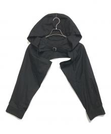 COMME des GARCONS SHIRT（コムデギャルソンシャツ）の古着「Hoodie Shirt Sleeve」｜ブラック