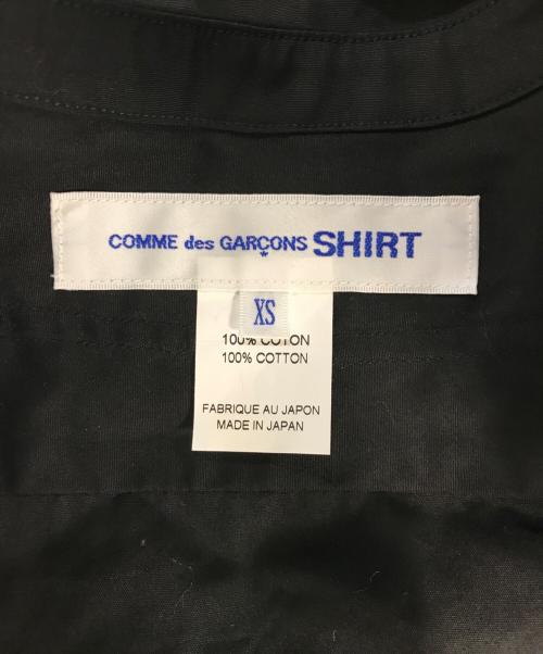 COMME des GARCONS SHIRT（コムデギャルソンシャツ）COMME des GARCONS SHIRT (コムデギャルソンシャツ) Hoodie Shirt Sleeve ブラック サイズ:XSの古着・服飾アイテム