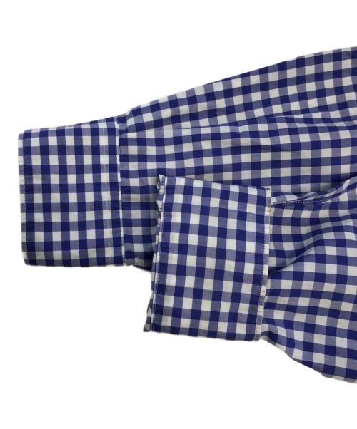 COMME des GARCONS SHIRT（コムデギャルソンシャツ）COMME des GARCONS SHIRT (コムデギャルソンシャツ) ギンガムチェックシャツ ブルー サイズ:Mの古着・服飾アイテム