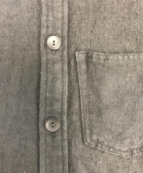 COMME des GARCONS JUNYA WATANABE MAN（コム デ ギャルソン ジュンヤ ワタナベ マン）COMME des GARCONS JUNYA WATANABE MAN (コム デ ギャルソン ジュンヤ ワタナベ マン) エルボーパッチ縮絨シャツ ブラック サイズ:Sの古着・服飾アイテム