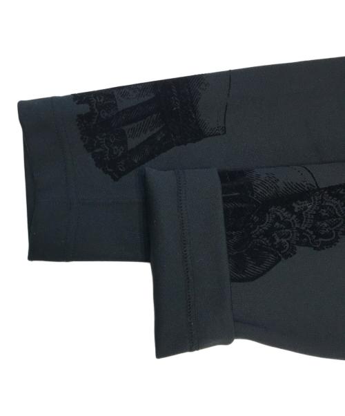 COMME des GARCONS COMME des GARCONS（コムデギャルソン コムデギャルソン）COMME des GARCONS COMME des GARCONS (コムデギャルソン コムデギャルソン) ベロア装飾フリルスウェット ブラック サイズ:Sの古着・服飾アイテム