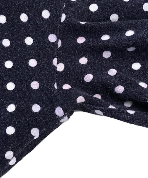 COMME des GARCONS COMME des GARCONS（コムデギャルソン コムデギャルソン）COMME des GARCONS COMME des GARCONS (コムデギャルソン コムデギャルソン) ドット柄ロングスリーブカットソー ネイビー サイズ:Mの古着・服飾アイテム
