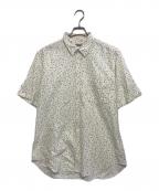 COMME des GARCONS HOMMEコムデギャルソン オム）の古着「総柄S/Sシャツ」｜ホワイト