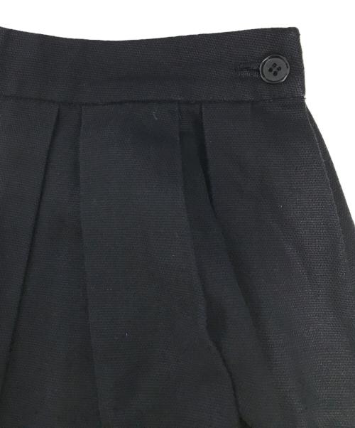 tricot COMME des GARCONS（トリココムデギャルソン）tricot COMME des GARCONS (トリココムデギャルソン) コットンリネンミニスカート ブラック サイズ:Mの古着・服飾アイテム
