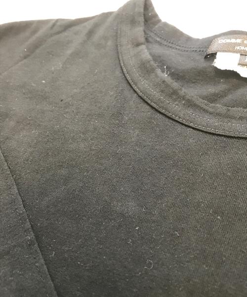 COMME des GARCONS HOMME PLUS（コムデギャルソンオムプリュス）COMME des GARCONS HOMME PLUS (コムデギャルソンオムプリュス) メッセージカットッソー ブラック サイズ:Lの古着・服飾アイテム