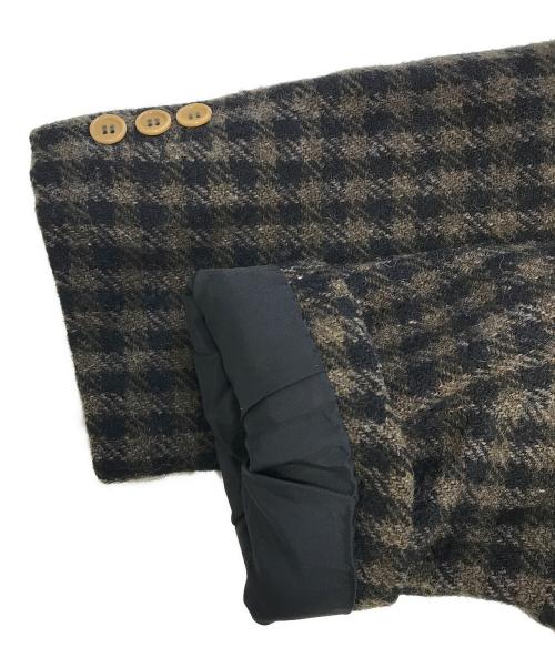 COMME des GARCONS HOMME（コムデギャルソン オム）COMME des GARCONS HOMME (コムデギャルソン オム) 3Bチェックテーラードジャケット ブラウン サイズ:Sの古着・服飾アイテム