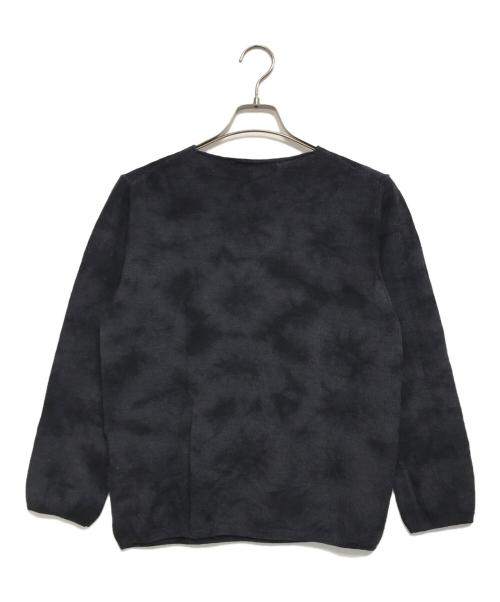 BLACK COMME des GARCONS（ブラックコムデギャルソン）BLACK COMME des GARCONS (ブラックコムデギャルソン) 総柄ニット ブラック サイズ:Lの古着・服飾アイテム