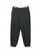 COMME des GARCONS HOMMEコムデギャルソン オム）の古着「スウェット地パンツ」｜ブラック