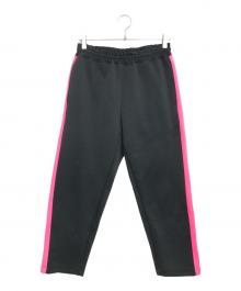 COMME des GARCONS（コムデギャルソン）の古着「サイドライントラックパンツ」｜ブラック