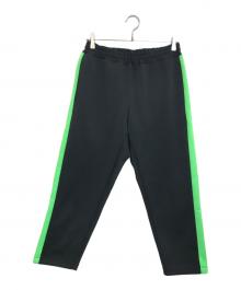 COMME des GARCONS（コムデギャルソン）の古着「サイドライントラックパンツ」｜ブラック