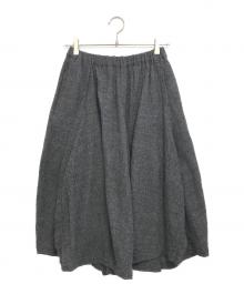 COMME des GARCONS COMME des GARCONS（コムデギャルソン コムデギャルソン）の古着「縮絨スカート」｜グレー