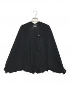 JUNYA WATANABE COMME des GARCONSジュンヤワタナベ コムデギャルソン）の古着「ドルマンスリーブカーディガン」｜ブラック
