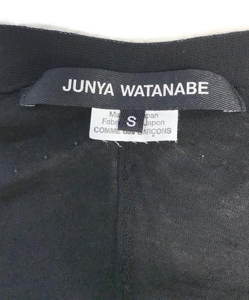 JUNYA WATANABE COMME des GARCONS（ジュンヤワタナベ コムデギャルソン）JUNYA WATANABE COMME des GARCONS (ジュンヤワタナベ コムデギャルソン) ドルマンスリーブカーディガン ブラック サイズ:Sの古着・服飾アイテム