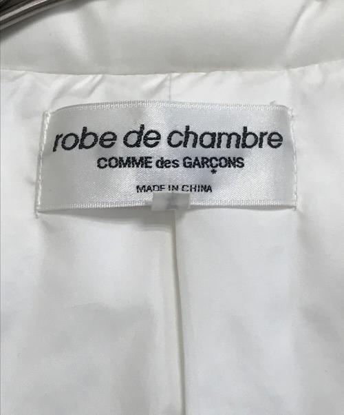 ROBE DE CHAMBRE COMME DES GARCONS（ローブドシャンブル コムデギャルソン）ROBE DE CHAMBRE COMME DES GARCONS (ローブドシャンブル コムデギャルソン) ダウンジャケット ホワイト サイズ:Sの古着・服飾アイテム