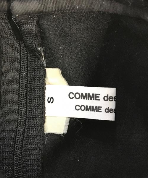 COMME des GARCONS COMME des GARCONS（コムデギャルソン コムデギャルソン）COMME des GARCONS COMME des GARCONS (コムデギャルソン コムデギャルソン) 変形丸襟ウールブラウス ブラック サイズ:Sの古着・服飾アイテム