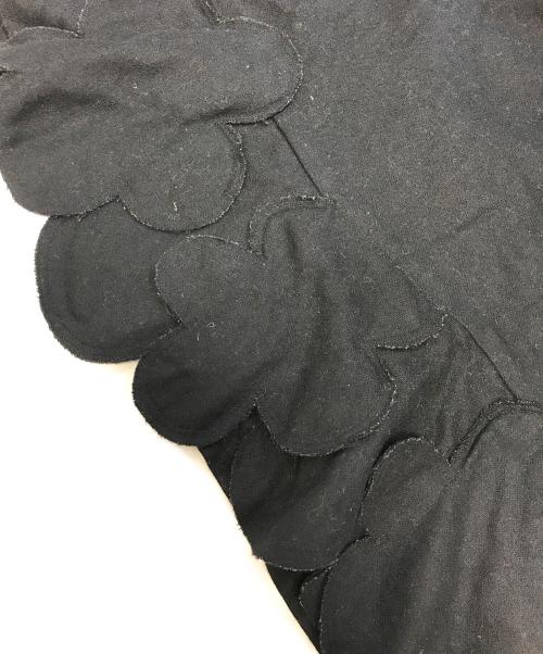 COMME des GARCONS COMME des GARCONS（コムデギャルソン コムデギャルソン）COMME des GARCONS COMME des GARCONS (コムデギャルソン コムデギャルソン) 変形丸襟ウールブラウス ブラック サイズ:Sの古着・服飾アイテム