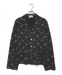 ROBE DE CHAMBRE COMME DES GARCONS（ローブドシャンブル コムデギャルソン）の古着「総柄変形ジャケット」｜ブラック