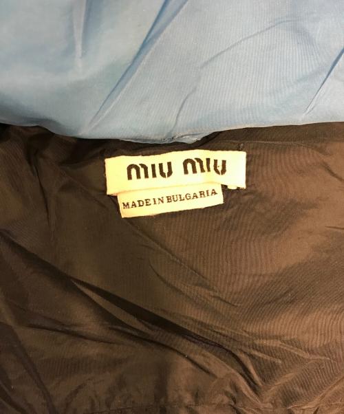 MIU MIU（ミュウミュウ）MIU MIU (ミュウミュウ) ダウンジャケット スカイブルー サイズ:42の古着・服飾アイテム