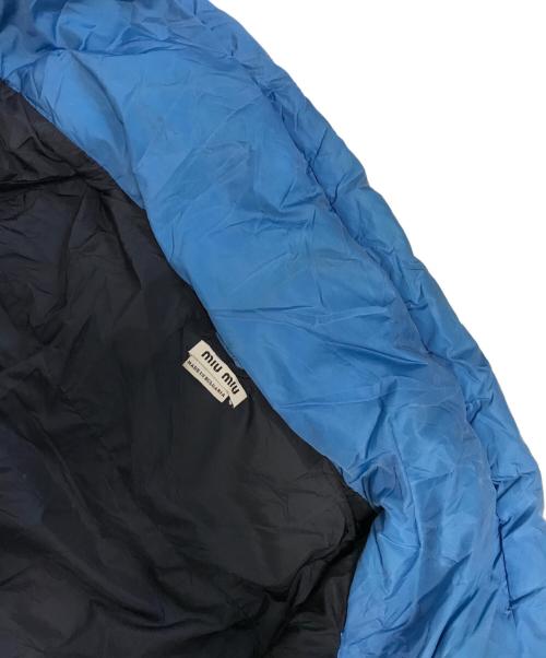 MIU MIU（ミュウミュウ）MIU MIU (ミュウミュウ) ダウンジャケット スカイブルー サイズ:42の古着・服飾アイテム