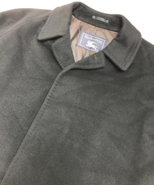 Burberry's（バーバリーズ）Burberry's (バーバリーズ) ウールカシミヤ比翼コート ブラック サイズ:表記なしの古着・服飾アイテム