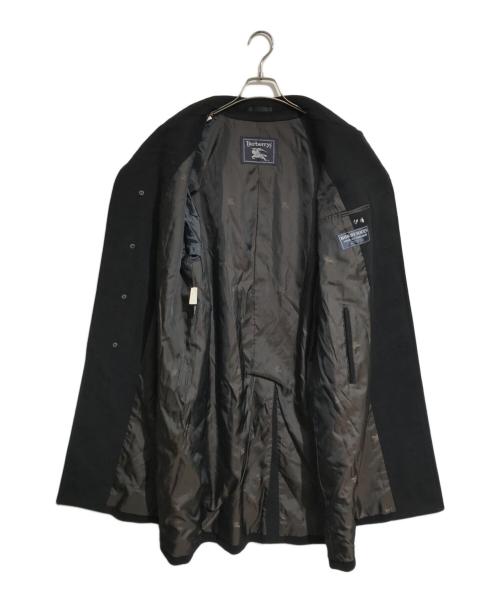 Burberry's（バーバリーズ）Burberry's (バーバリーズ) ウールカシミヤ比翼コート ブラック サイズ:表記なしの古着・服飾アイテム