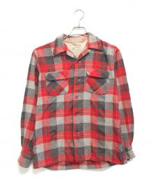 field&stream（フイールドアンドストリーム）の古着「チェックネルシャツ」｜レッド
