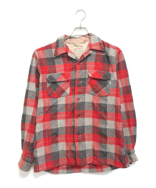 field&stream（フイールドアンドストリーム）Field&Stream (フイールドアンドストリーム) チェックネルシャツ レッド サイズ:Mの古着・服飾アイテム
