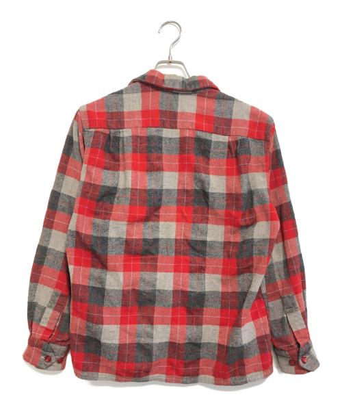 field&stream（フイールドアンドストリーム）Field&Stream (フイールドアンドストリーム) チェックネルシャツ レッド サイズ:Mの古着・服飾アイテム