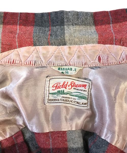 field&stream（フイールドアンドストリーム）Field&Stream (フイールドアンドストリーム) チェックネルシャツ レッド サイズ:Mの古着・服飾アイテム