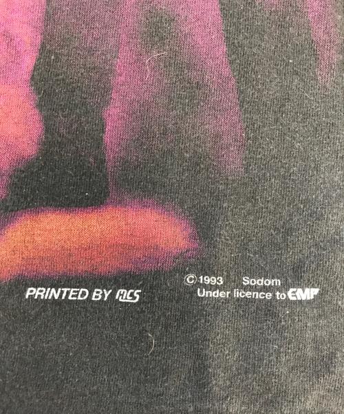 バンドロングスリーブTシャツ（バンドロングスリーブTシャツ）バンドロングスリーブTシャツ (バンドロングスリーブTシャツ) 90s SODOM(ソドム) バンドロングスリーブTシャツ ブラック サイズ:Ⅼの古着・服飾アイテム