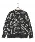 MM6 (エムエムシックス) 総ロゴスウェット ブラック サイズ:16：15000円