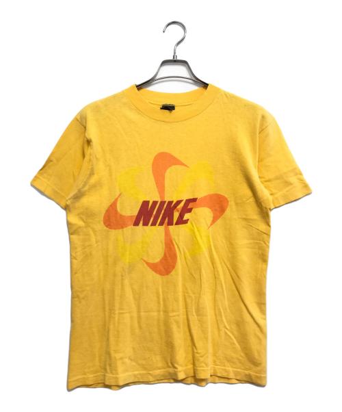 anvil（アンヴィル）anvil (アンヴィル) NIKE 風車プリントTシャツ イエロー サイズ:Mの古着・服飾アイテム