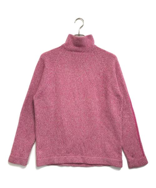 HERMES（エルメス）HERMES (エルメス) ハーフジップカシミヤニット ピンク サイズ:Ｍの古着・服飾アイテム
