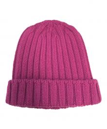 HERMES（エルメス）の古着「カシミヤニット帽」｜ピンク