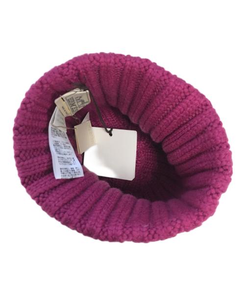 HERMES（エルメス）HERMES (エルメス) カシミヤニット帽 ピンクの古着・服飾アイテム