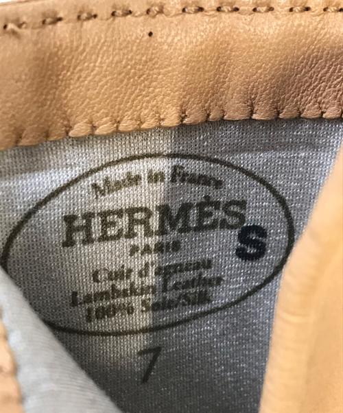 HERMES（エルメス）HERMES (エルメス) ケリーグローブ ブラウン サイズ:7の古着・服飾アイテム