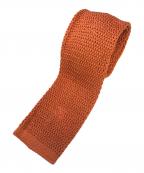 HERMESエルメス）の古着「ロゴネクタイ」｜オレンジ