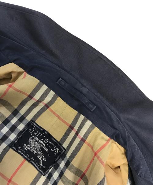 Burberry's（バーバリーズ）Burberry's (バーバリーズ) 裏ノバチェックステンカラーコート ネイビー サイズ:表記なしの古着・服飾アイテム