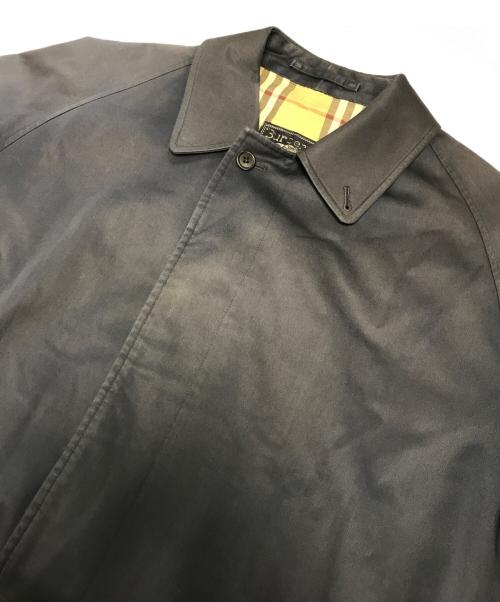 Burberry's（バーバリーズ）Burberry's (バーバリーズ) 裏ノバチェックステンカラーコート ネイビー サイズ:表記なしの古着・服飾アイテム