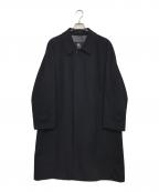 BURBERRY LONDONバーバリーロンドン）の古着「カシミヤ比翼ーコート」｜ブラック