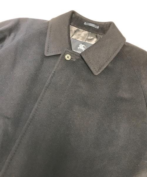 BURBERRY LONDON（バーバリーロンドン）BURBERRY LONDON (バーバリーロンドン) カシミヤ比翼ーコート ブラック サイズ:表記なしの古着・服飾アイテム