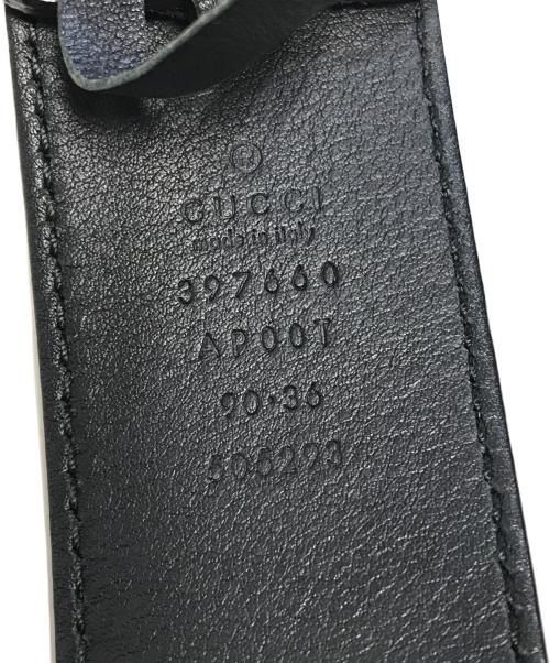 GUCCI（グッチ）GUCCI (グッチ) GGマーモントレザーベルト サイズ:90・36の古着・服飾アイテム