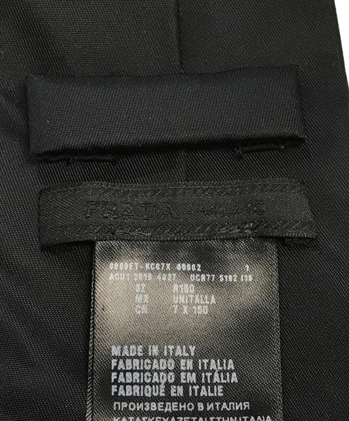 PRADA（プラダ）PRADA (プラダ) 三角ロゴプレートネクタイ サイズ:表記なしの古着・服飾アイテム