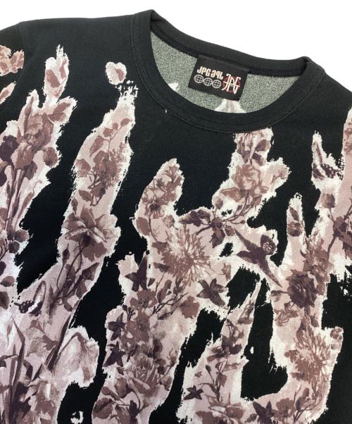 Jean Paul GAULTIER（ジャンポールゴルチェ）Jean Paul GAULTIER (ジャンポールゴルチェ) 転写プリントTシャツ ブラック サイズ:表記なしの古着・服飾アイテム