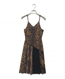 Jean Paul Gaultier FEMME（ジャンポールゴルチエ フェム）の古着「パワーネットワンピース」｜ブラウン