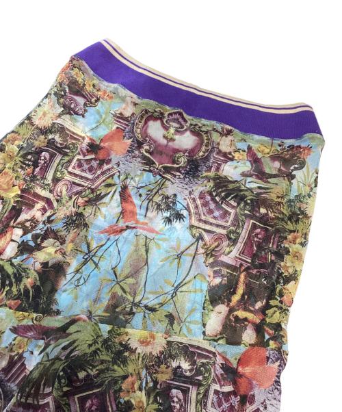 Jean Paul Gaultier FEMME（ジャンポールゴルチエ フェム）Jean Paul Gaultier FEMME (ジャンポールゴルチエ フェム) アシンメトリーパワーネットスカート マルチカラー サイズ:40の古着・服飾アイテム